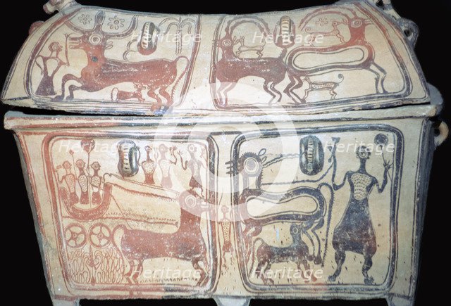 Late Minoan sarcophagus. Artist: Unknown