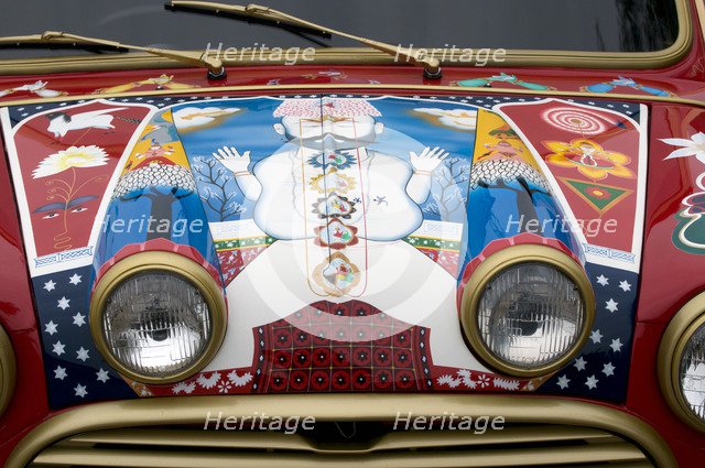 1968 Austin Mini Cooper S owned by Beatle George Harrison Artist: Unknown.