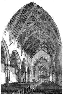 St. Nicholas' Church, Durham - interior, 1858. Creator: Murray.