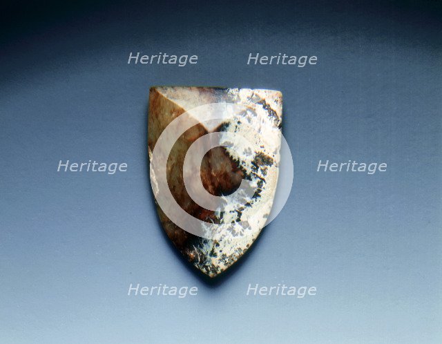 Stylised 3-cut jade cicada, Eastern Han dynasty, China, 25-220. Artist: Unknown