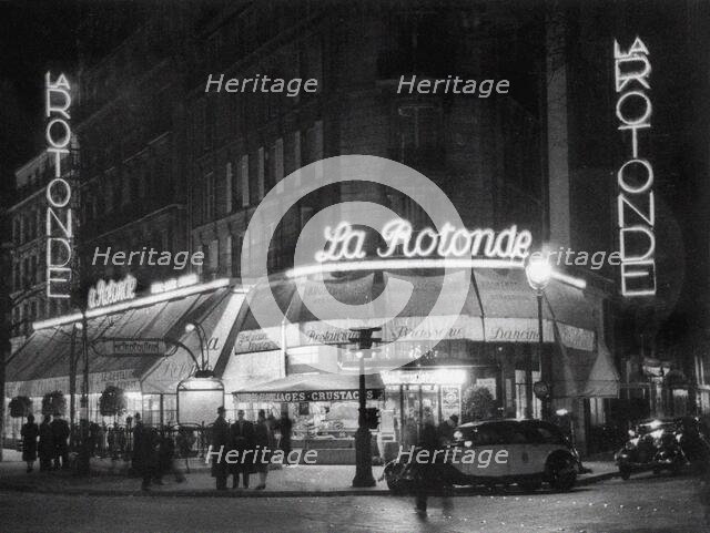 La Rotonde, Boulevard du Montparnasse, 1939. Creator: Anonymous.