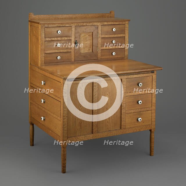 Sewing Desk, 1860/70. Creator: Unknown.