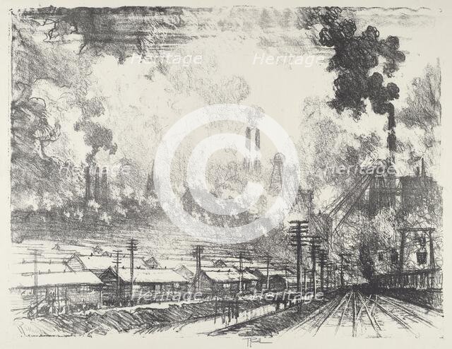 The Coal Mine, 1916. Creator: Joseph Pennell.