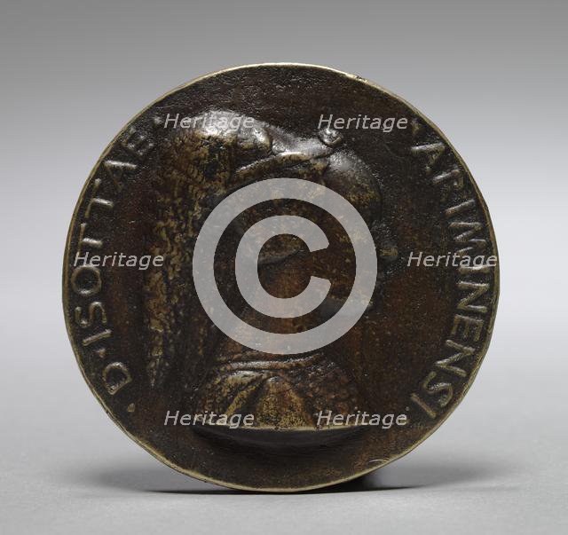 Medal of Isotta degli Atti da Rimini (obverse) and (reverse), 15th century. Creator: Matteo de' Pasti (Italian, 1420-1467/68).
