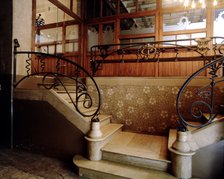 Staircase of the Thomas house in 293 Mallorca street by Lluís Domènech i Montaner, 1895 - 1898, e…