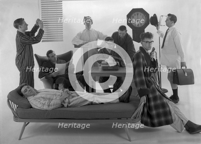 'These Types are Always Available', advertising agency image, 1964. Artist: Michael Walters