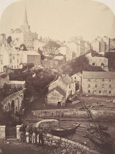 Part of Tenby Town and Harbour, 1853. Creator: George B. Stokes.