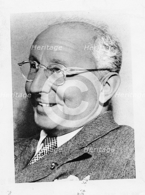 Jerome Kern (1885-1945), American composer. Artist: Unknown