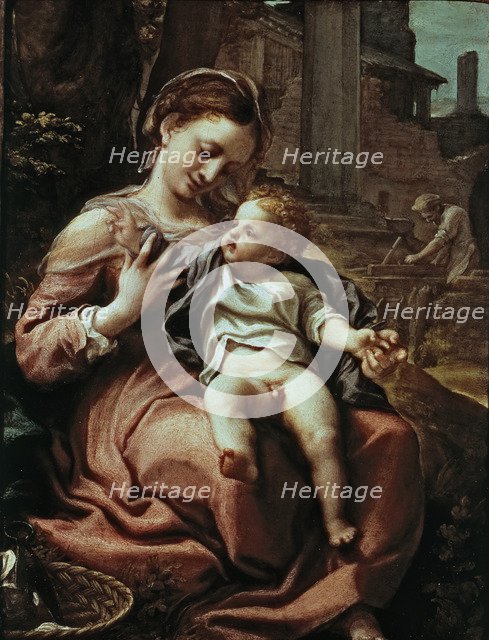  'The Madonna of the Basket' by Antonio Allegri da Correggio.