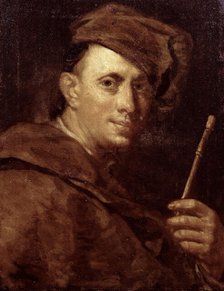 Portrait of Giovanni Battista Tiepolo (1696-1770), 1733-1734. Creator: Fra' Galgario (Giuseppe Vittore Ghislandi) (1655-1743).