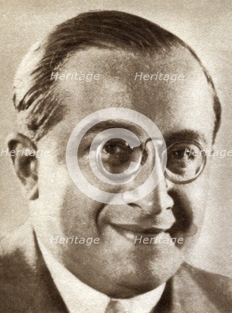 Sam Eckman Jr, head of the MGM organisation in Great Britain, 1933. Artist: Unknown