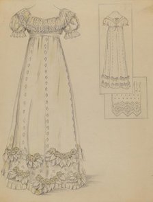 Dress, 1935/1942. Creator: Unknown.