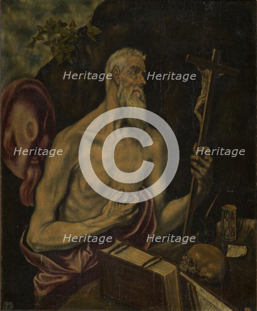 Saint Jerome, . Creator: El Greco; Dominico (1541-1614).