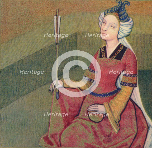 'Helene - Femme De Menelas', 1403, (1939). Artist: Master of Berry's Cleres Femmes.