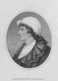 'Lady Harriet Ackland', 1800. Artist: Ridley.