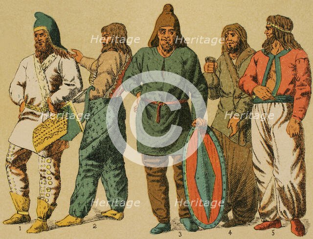 Scythians and Parthians, Near East, 1881.  Creator: Unknown.