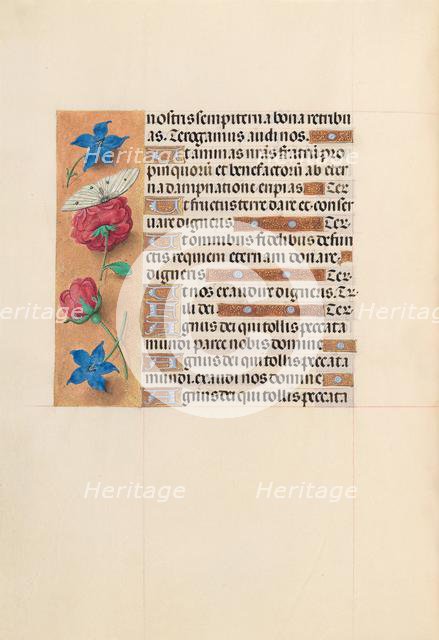 Hours of Queen Isabella the Catholic, Queen of Spain: Fol. 214v, c. 1500. Creator: Master of the First Prayerbook of Maximillian (Flemish, c. 1444-1519); Associates, and.