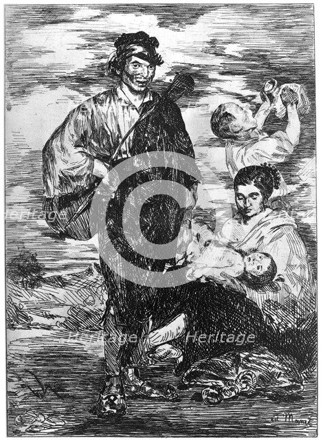 'Les Gitanos', (The Gypsies), c1850-1880 (1924). Artist: Edouard Manet