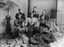 Mrs. Cleveland with ladies of the Cabinet, c1894. Creator: C. M. Bell Studio.