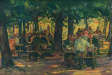 Rest beneath the Trees, around 1935-1940. Creator: Gustav Mally.