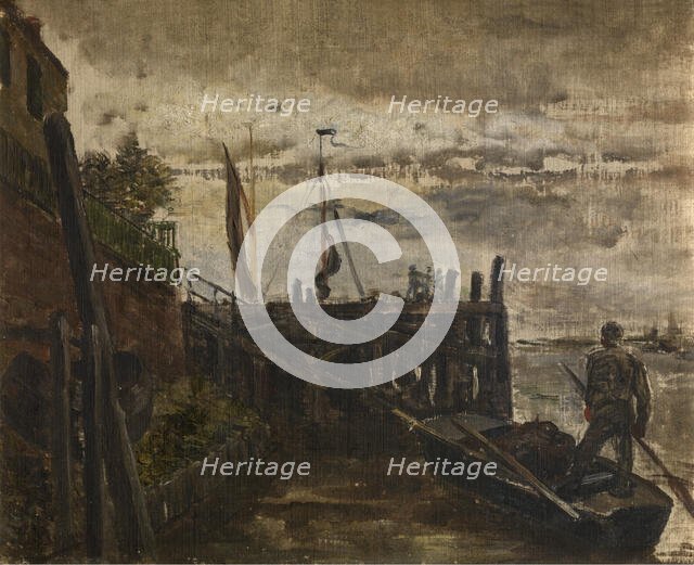 Rupelmonde, c1860-1900. Creator: Constantin Emile Meunier.