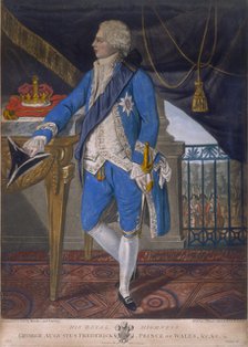 George IV as Prince of Wales, 1795. Artist: Unknown
