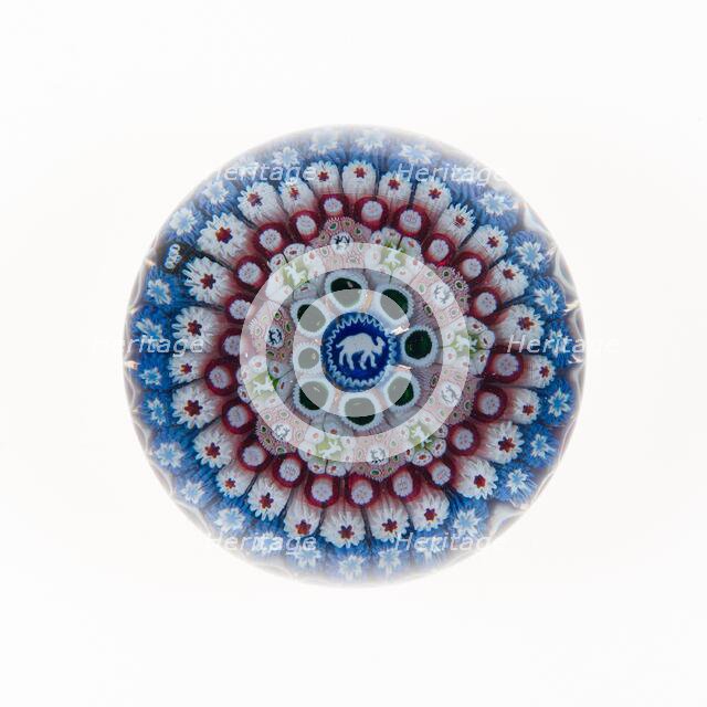 Paperweight, Saint-Louis, 1848. Creator: Saint-Louis Glassworks.