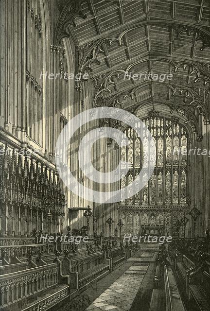 'Interior of the Chapel, 1875', (1911). Creator: Unknown.