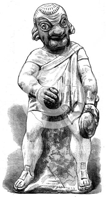 The Castellani Collection in the British Museum - the Glutton, (Roman comedy), 1873. Creator: Unknown.