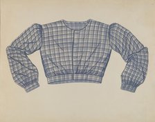 Shirt-waist, c. 1937. Creator: Inez Montgomery.