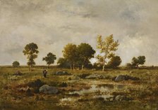 Effect of Autumn, Fontainebleau, c1870. Creator: Narcisse Virgile Diaz de la Pena.