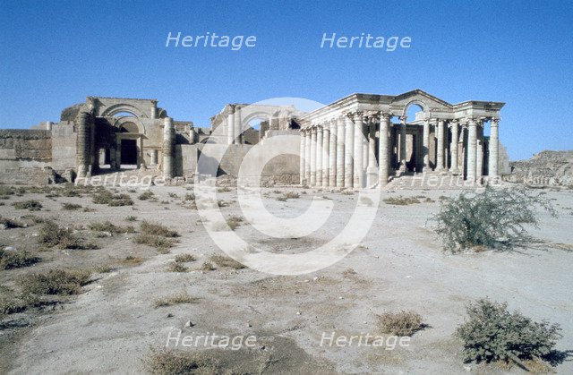 Ruins of Hatra (Al-Hadr), Iraq, 1977.