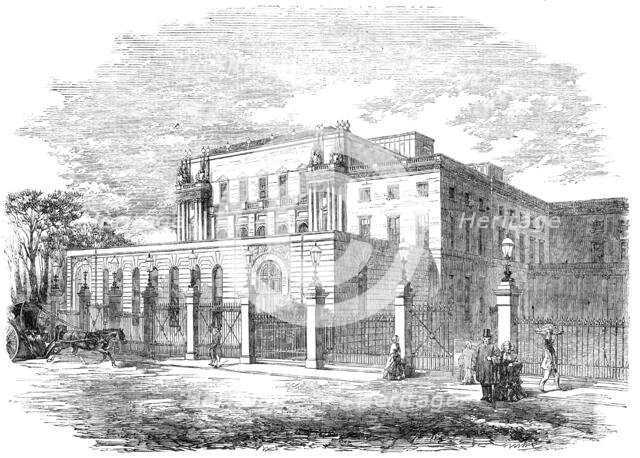 Exterior of the New Ball-Room, Buckingham Palace, 1856.  Creator: Unknown.