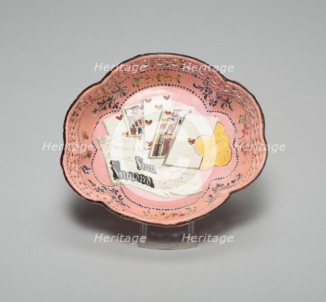 Counter Tray, South Staffordshire, c. 1790. Creator: Staffordshire Potteries.