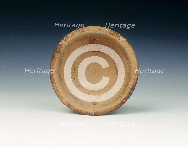 Painted pottery bowl, Neolithic period, China, 6th-3rd millenium BC. Artist: Unknown