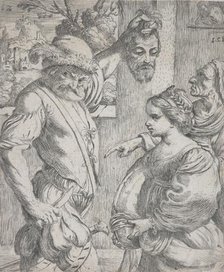 The beheading of John the Baptist, 1625-1630. Creator: Giuseppe Caletti.