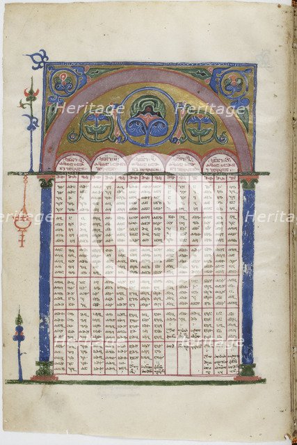 Illuminated manuscript of the Georgian-language Gospels, Between 1201 and 1300. Artist: Anonymous master  