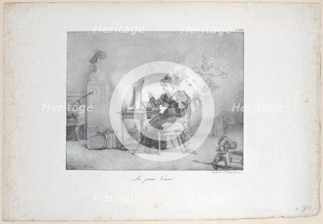 The Young Widow, ca. 1818-21. Creator: Émile Jean-Horace Vernet.