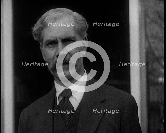 Labour Politician James Ramsay MacDonald, 1921. Creator: British Pathe Ltd.