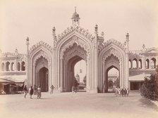 Husainabad Bazar Gateway, Lucknow, India, 1860s-70s. Creator: Unknown.
