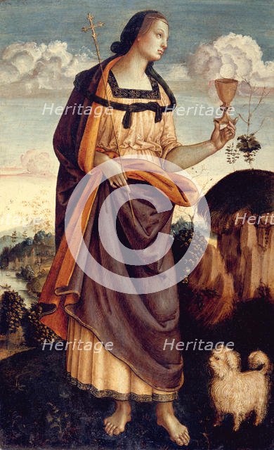 The Theological Virtues: Faith, Charity, Hope. Creator: Italian (Umbrian) Painter (ca. 1500).