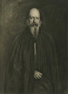 'Alfred Lord Tennyson', 1881, (1908).  Creator: Emery Walker.