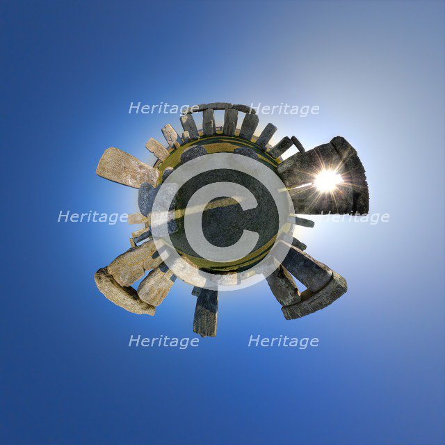 Stonehenge, Wiltshire. Artist: Robert Whitworth.