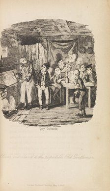 Oliver Twist or, the Parish Boy's Progress by Charles Dickens. First edition , 1838. Creator: Cruikshank, George (1792-1878).