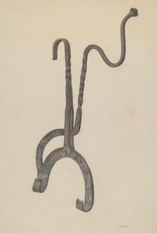 Kettle Tilter, c. 1939. Creator: Jacob Lipkin.