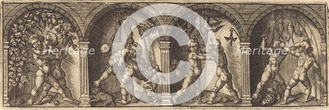 Les divers pourtraicts et figures III, c. 1600. Creator: Master AD.