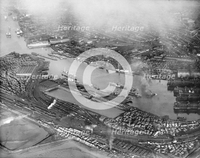 Tyne Dock, South Shields, South Tyneside, 1927. Artist: Aerofilms.