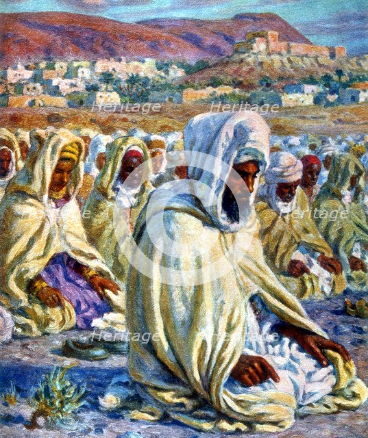 'The Prayer', 1918. Artist: Etienne Dinet