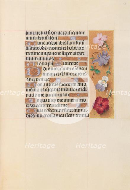 Hours of Queen Isabella the Catholic, Queen of Spain: Fol. 206r, c. 1500. Creator: Master of the First Prayerbook of Maximillian (Flemish, c. 1444-1519); Associates, and.