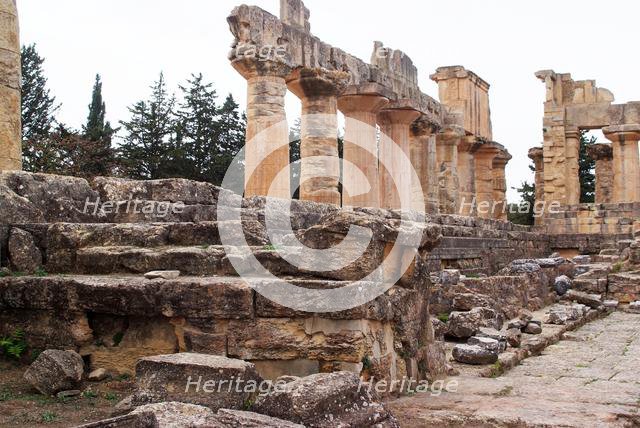 Libya, Cyrene, Temple of Zeus, 2007. Creator: Ethel Davies.